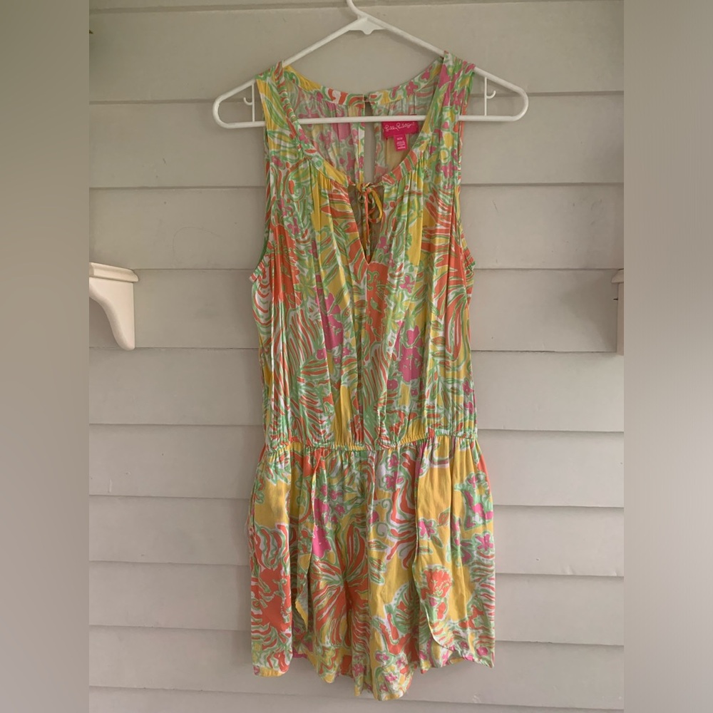 Lilly Pulitzer and Target Collaboration Sleeveless Shorts Romper Size Me…